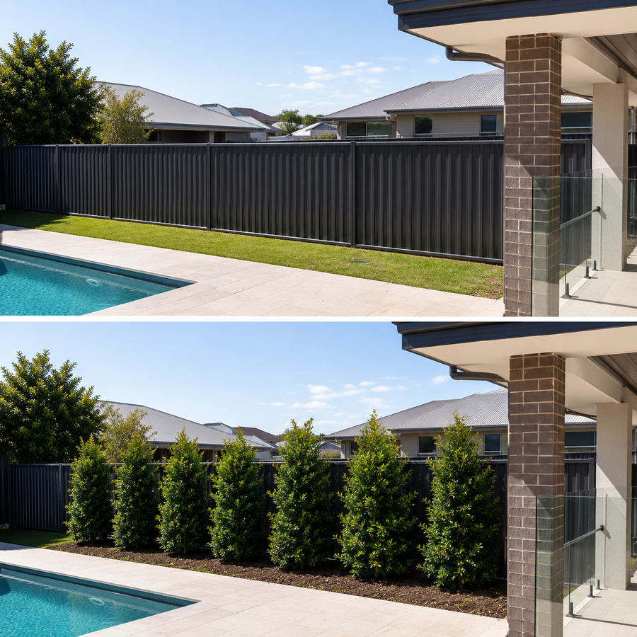 Poolside Privacy Screen