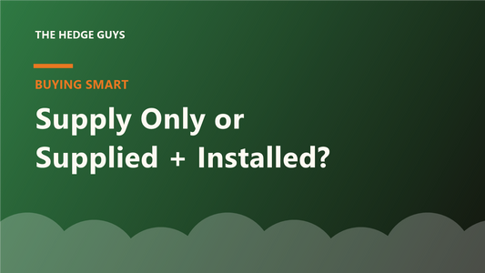 Cover image: supply only or supplied and installed comparison