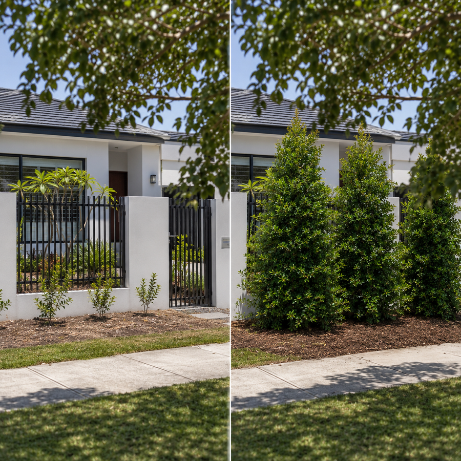 Front Fence Transformation